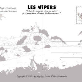 Carte Les Wipers “Joyeux Noël”