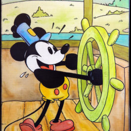 Toile Steamboat 23 "En avant toute !"