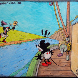 Toile Steamboat 22 "Help !"